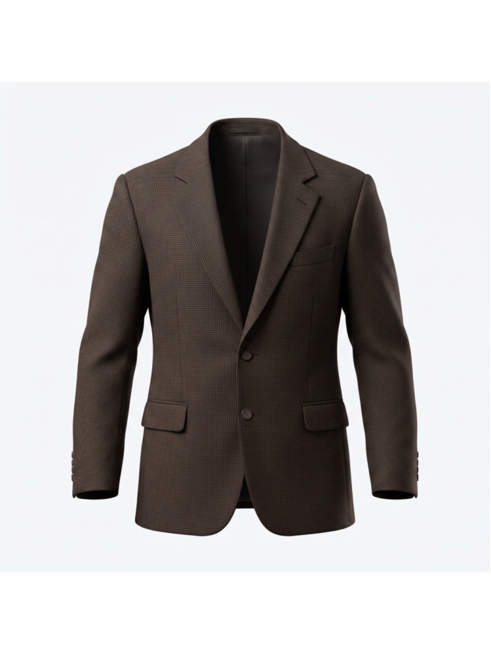 Jack Victor Lucawood Blazer Jacket Brown Cashmere Houndstooth Business Men 42